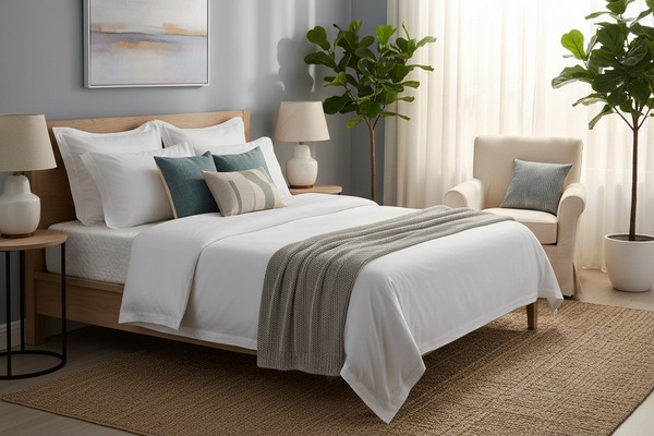 Creating a Peaceful Bedroom with Mattress Protectors & Encasements, Home Décor Accents, and Slipcovers