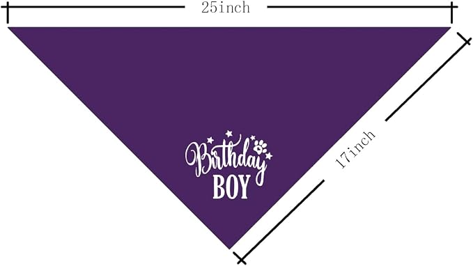 Birthday Boy Dog Bandanas, Dog Birthday Bandana, Birthday Bandana - Image 2