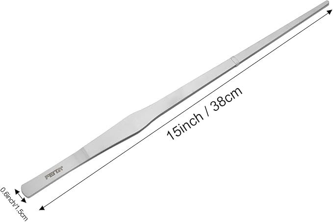 FEITA Extra-Long 15-Inch Tweezer Stainless Steel Straight - Image 3