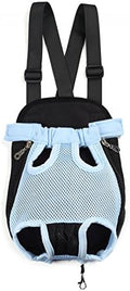Pet Dog Puppy Cat Carrier Five Holes Backpack Double Shoulder Straps Mesh Front by MOJUN