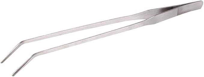 FEITA Extra Long 15 Inch Tweezer Stainless Steel Curved Tip - Image 4