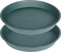 2 Pack of Bird Bath Bowl 19", 2.3" Depth, 18 19 inch Plant Tray Saucer by Bleuhome