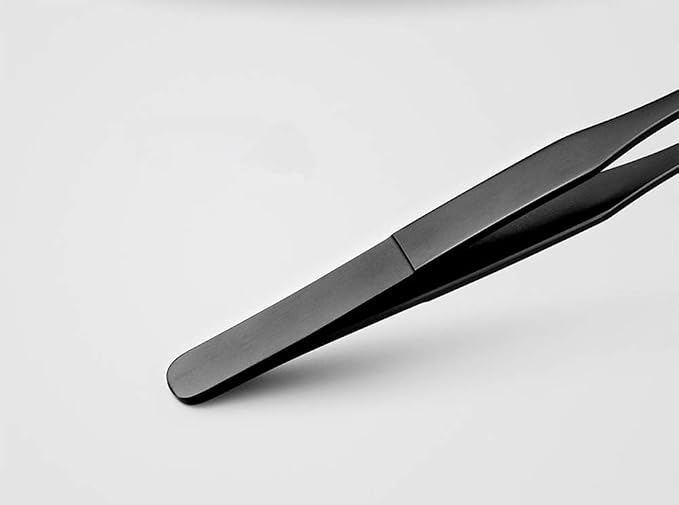 15 inch Black Curved Aquarium Tweezers Stainless Steel Curved Tweezer - Image 4