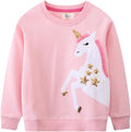 Toddler Baby Girls Cotton Sweater, Long Sleeve Crewneck Sweatshirt Pullover by Unknown