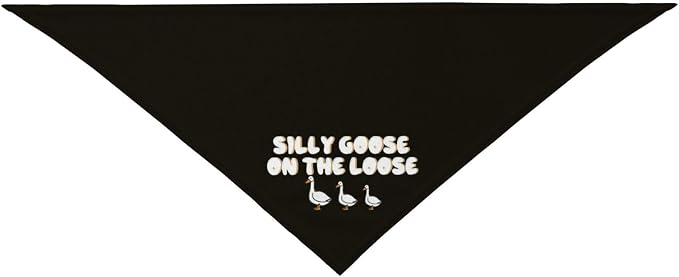Silly Goose on The Loose Triangle Dog Bandana, Summer Bandana Funny Triangle - Image 9