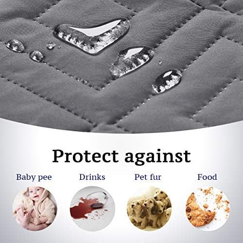H.VERSAILTEX Reversible Chair Cover Furniture Protector Anti-Slip Couch Cover - Image 3