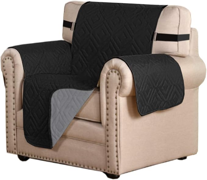 H.VERSAILTEX Reversible Chair Cover Furniture Protector Anti-Slip Couch Cover by HVERSAILTEX