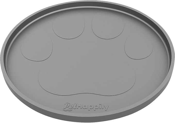Dog Food Mat Round 10" by PETHAPPILY