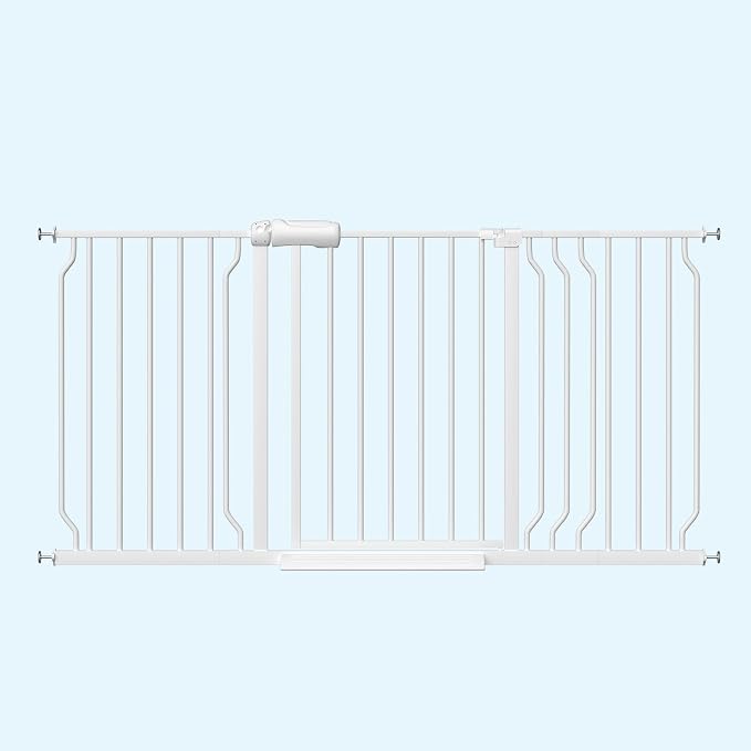 WAOWAO Baby Gate 52.76-62.2" Extra Wide Pressure Mounted Walk Through Swing - Image 7