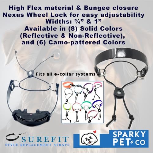 Sparky Pet Co - Surefit ECollar Replacement Strap - Bungee - Waterproof - - Image 9