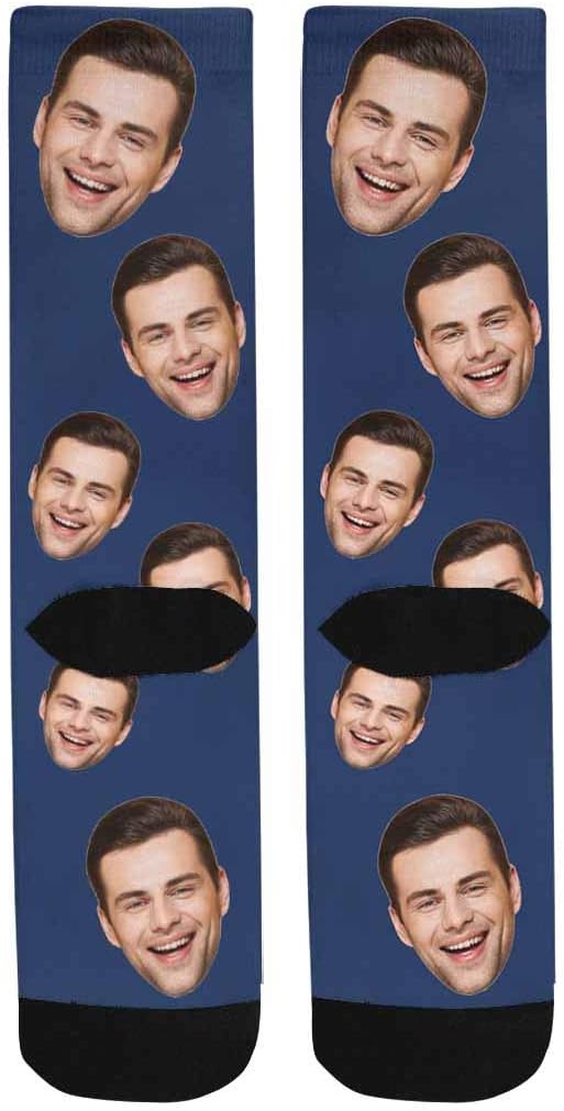 MyPupSocks Custom Personalized Photo Pet Face Socks, Cat and Dog Tracks Paws - Image 5