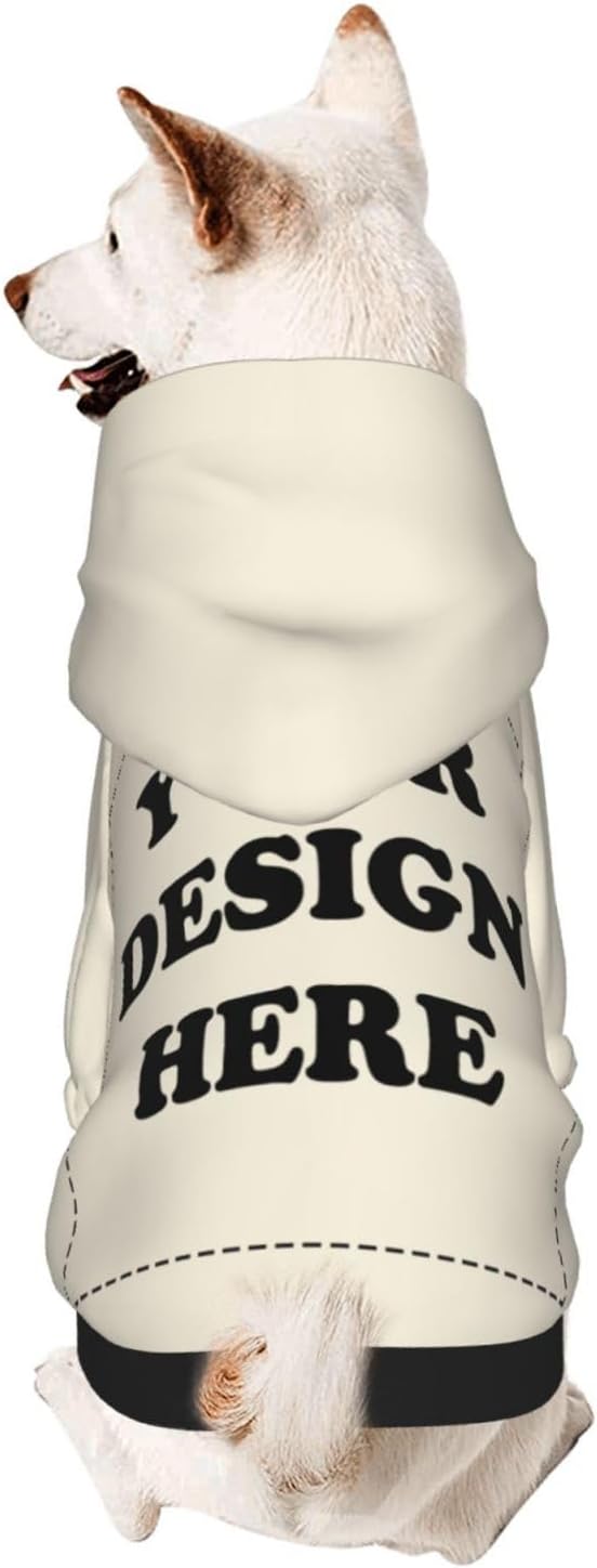 Dog Clothes, Custom Dog Hooded Sweatshirt, Personalized Pet Costume Robe Shirt by KMITBPN