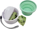 3 in 1 Collapsible Dog Bowl. Treat Container, Poop Bag Holder by Unknown