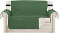 H.VERSAILTEX Reversible Loveseat Cover Furniture Protector Anti-Slip Water by HVERSAILTEX