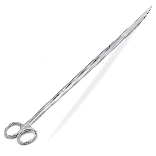 AAProTools Fish Aquarium Cleaner Kelly Scissors Curved 18" Extra Long Handle by OTURGC