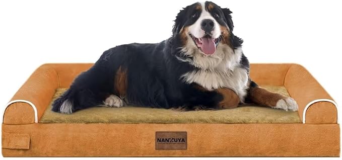 Large Dog Bed Orthopedic Washable: Jumbo Dog Bed Bolster Extra Large Dogs Egg - Image 8