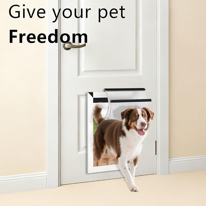 Aluminum Large Dog Door for Extreme Weather, Doggie Door - Image 2