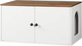 HOOBRO Cat Litter Box Enclosure, Hidden Litter Box Furniture by HOOBRO