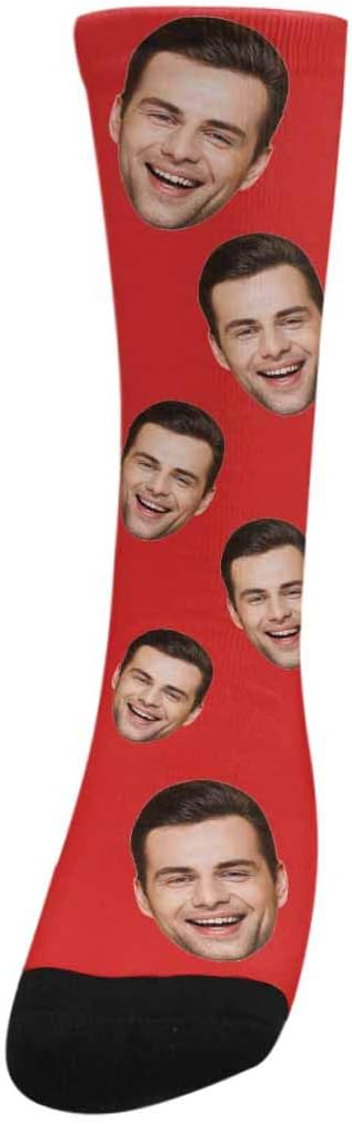 MyPupSocks Custom Personalized Photo Pet Face Socks, Cat and Dog Tracks Paws - Image 3