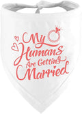 Engagement Gift, My Humans are Getting Married Dog Bandana, Wedding Photo Prop by DZMODZ
