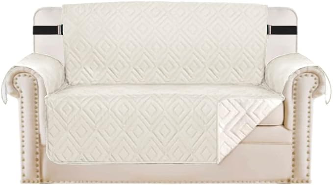 H.VERSAILTEX Reversible Loveseat Cover Furniture Protector Anti-Slip Water by HVERSAILTEX