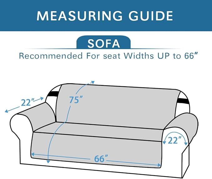 H.VERSAILTEX Reversible Sofa Slipcover Furniture Protector Water Resistant 2" - Image 2