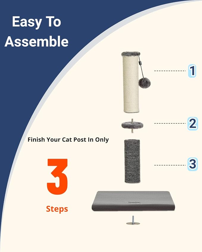Happi N Pets Cat Scratching Post, Cat Scratcher - Image 8