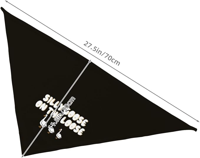Silly Goose on The Loose Triangle Dog Bandana, Summer Bandana Funny Triangle - Image 6
