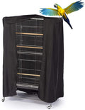 Extra Large Bird Cage Cover Breathable Waterproof Material Universal Black-Out by SUNSURE