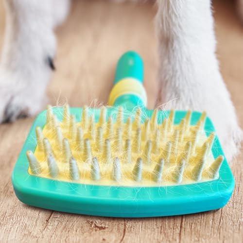 JELLY PET Deshedding Dog Bath Brush Scrubber - Image 7