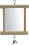 Hypeety Pet Bird Mirror with Bell Interactive Parrot Toy by Hypeety