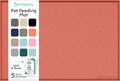 Dog Food Mat - Raised Edges Dogs Mat by PETHAPPILY