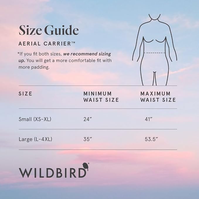 WildBird - Aerial Buckle Carrier - 2-24 Months - Large Raven - Front or Back - Image 3