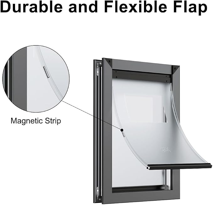 Rescumascer Medium Dog Door for Door, Doggie Door - Image 4