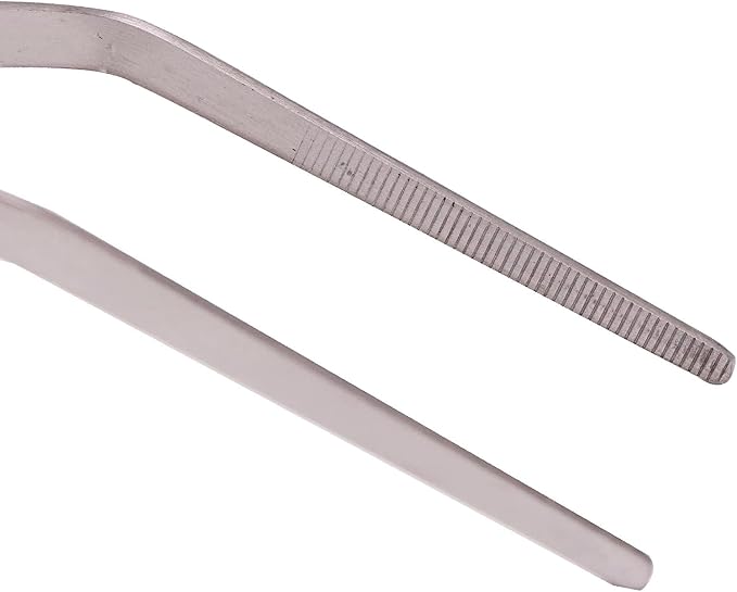 FEITA Extra Long 15 Inch Tweezer Stainless Steel Curved Tip - Image 5