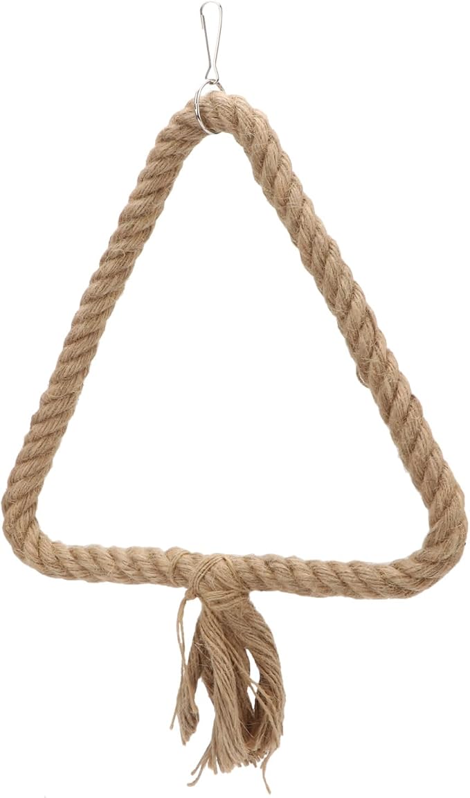 Bird Rope Swing Toy Parrot Climbing Perch Stand - Image 4