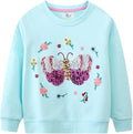 Toddler Baby Girls Cotton Sweater, Long Sleeve Crewneck Sweatshirt Pullover by Unknown