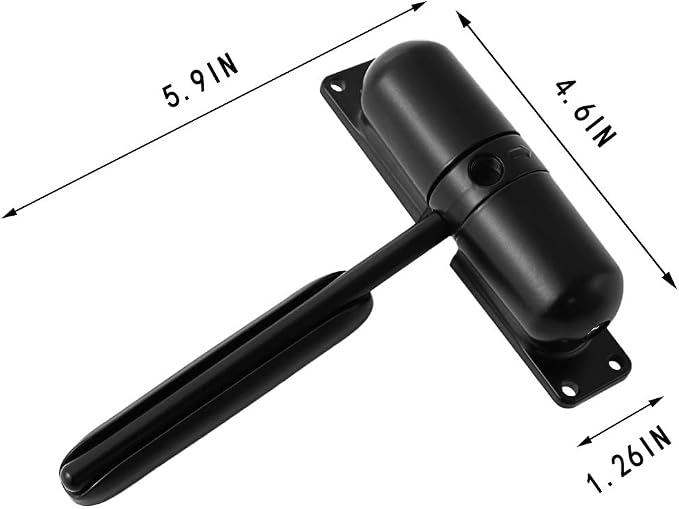 Door Closer Automatic Safety Spring Door Closer – Easy to Install to Convert - Image 5
