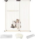 Lumizone Extra Tall Pet Gate 55.12" High Pressure Mounted 46.65"-50.78" Extra by Lumizone