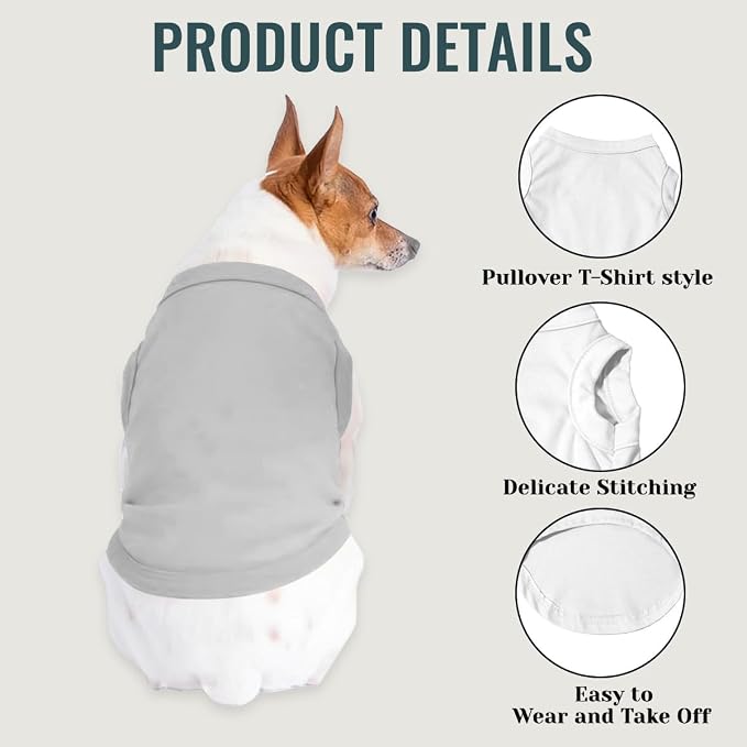 Customized Dog Shirt Custom Pet Clothes T Shirts - Image 4