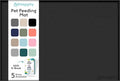 Dog Food Mat - 28x18 Raised Edges Dogs Mat by PETHAPPILY
