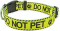 Dog Collar for DO NOT PET, Sturdy Durable by DWOOFG