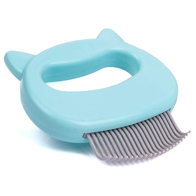 Leo's Paw The Original Pet Hair Removal Massaging Shell Comb Soft Deshedding by LeosPaw