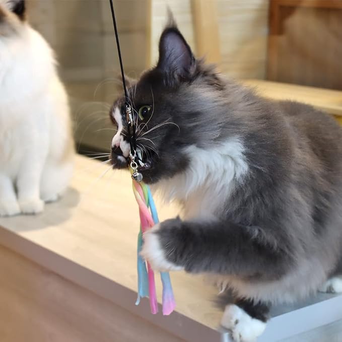 LASOCUHOO Cat Wand Toys Refills, Cat Wand Replacement - Image 2