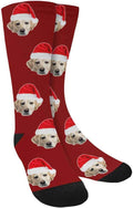 Custom Face Socks, Personalized Dog Lover Pet Photo Picture on Socks Unisex by Enjoy-yjl