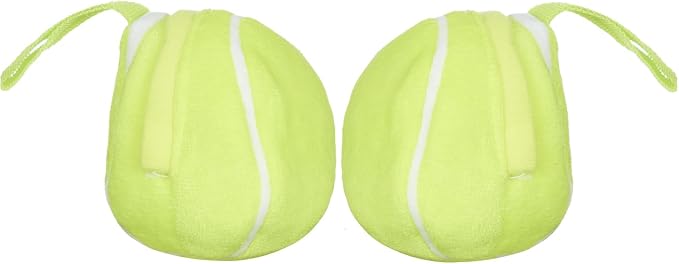 PetDroid 2 Pack Replacement Dog Ball Tennis Plush Cover by Petdroid