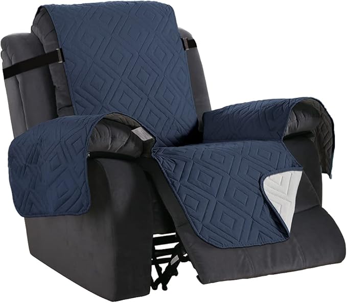 H.VERSAILTEX Reversible Quilted Recliner Covers Water Resistant Furniture by HVERSAILTEX