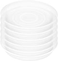 4 Pack of 14 inch Plant Saucers Bird Bath Bow Round, Plastic Plant Saucer Tray by Bleuhome