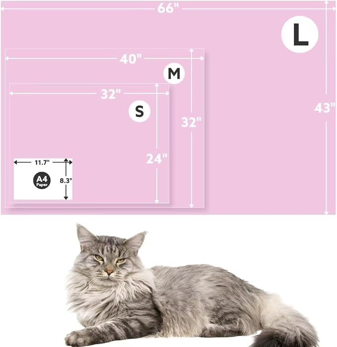 Stuffed Premium Soft Dog Blanket, Flannel Pink Stuff Cute Paw Print, 43 * 66 - Image 6