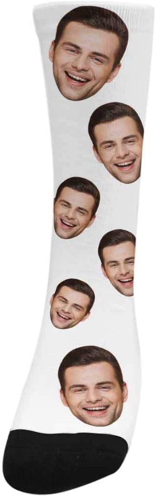 MyPupSocks Custom Personalized Photo Pet Face Socks, Cat and Dog Tracks Paws - Image 3